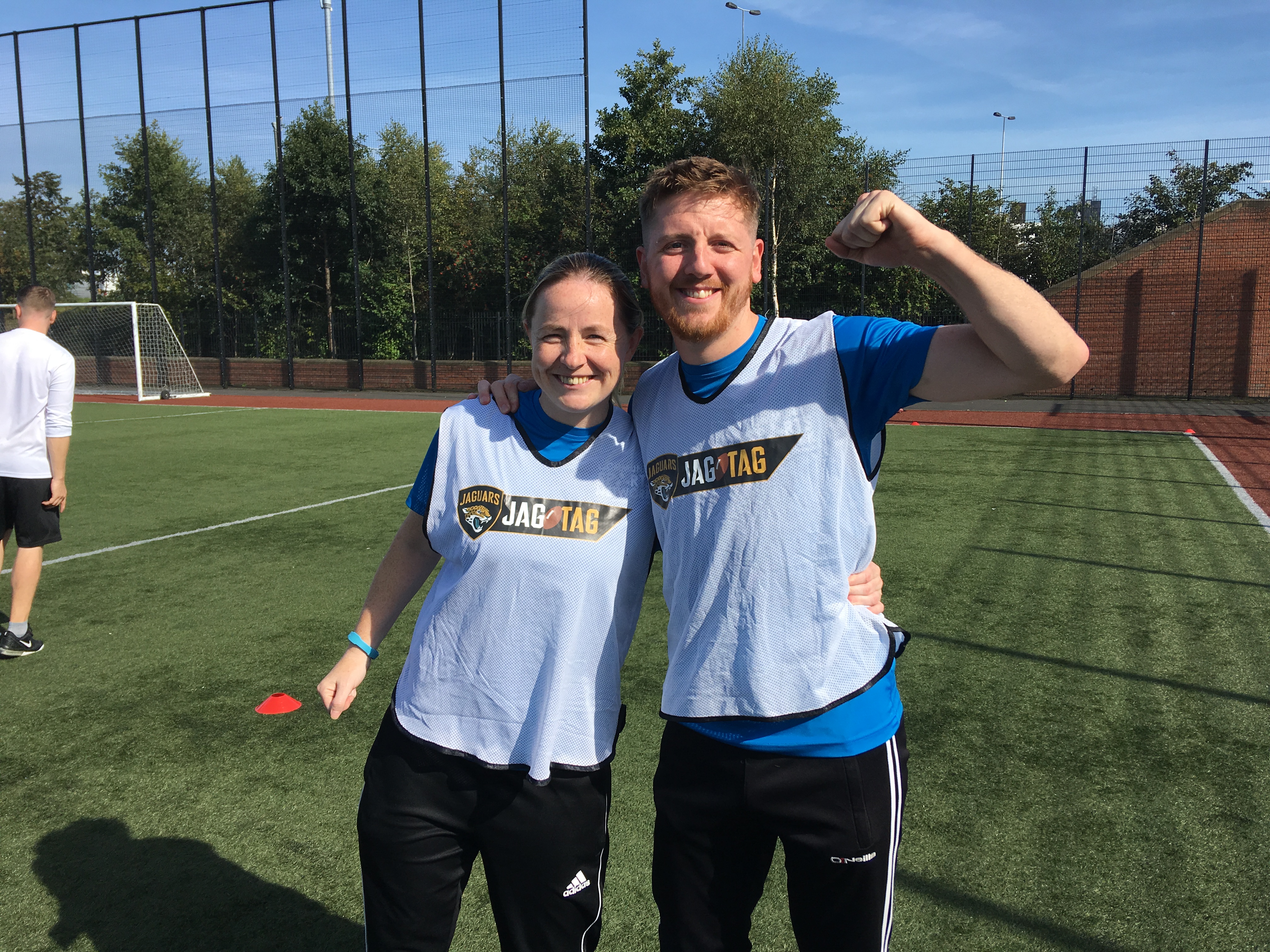Celebrating in JAGTag Bibs (Emma&Niall) Celebrating in JAGTag Bibs (Emma&Niall)