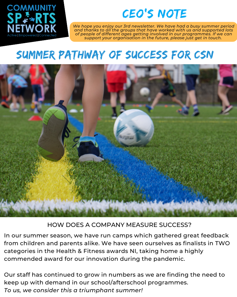 CSN Summer Newsletter Issue 31