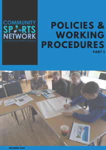 Working Policies Part 1